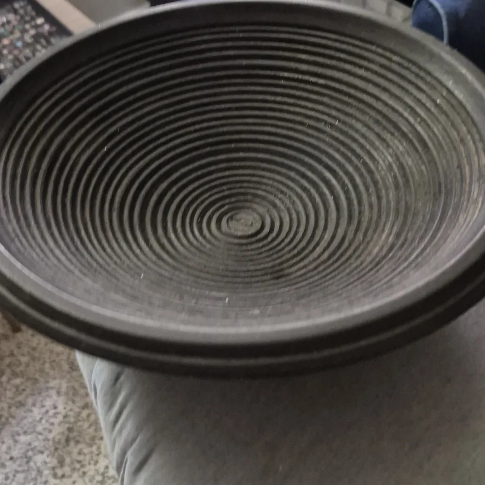 Handmade African Asanka Ghanaian grinding Earth Unglazed Pottery Clay bowl